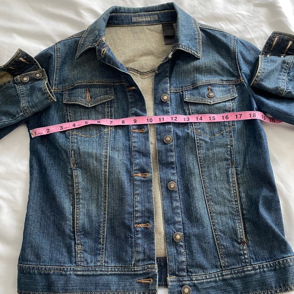 Liz Claiborne, SZ small Blue Jean jacket, 2 front pockets and two side pockets - Picture 15 of 16